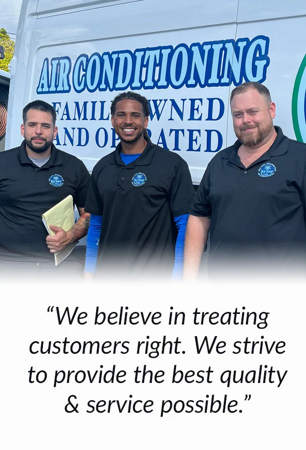 customer service quote with technicians